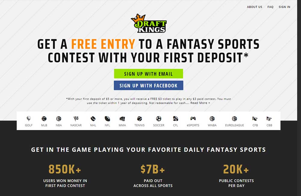 DraftKings Fantasy Sports Review