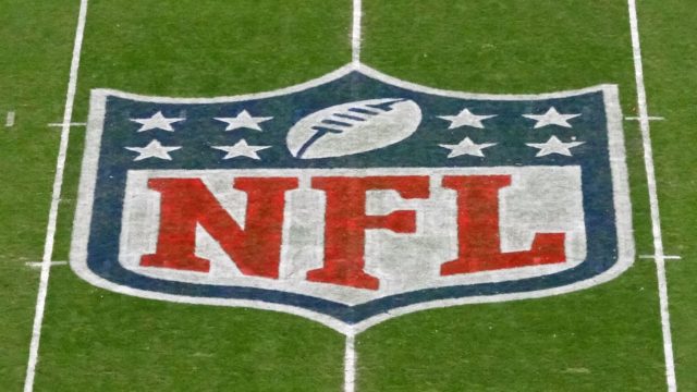 NFL Logo on Football Field